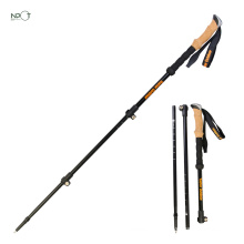 NPOT Custom lightweight hiking poles women's trekking poles collapsible walking sticks for travel